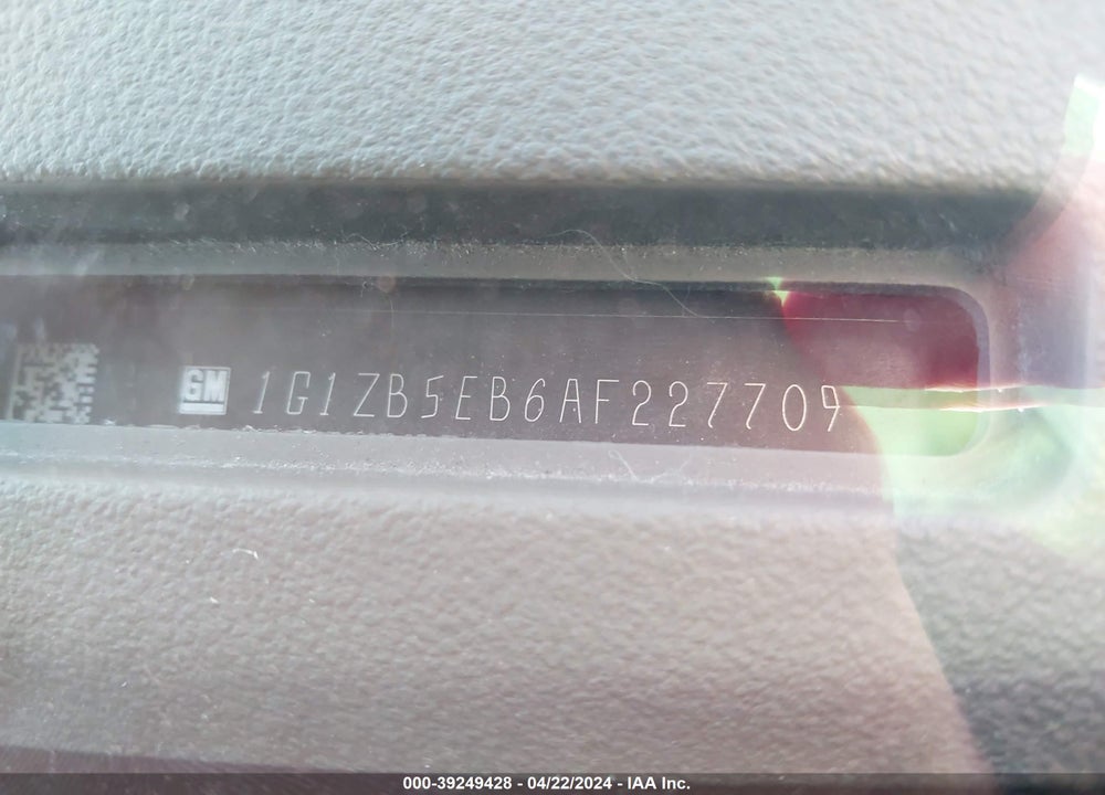2010 CHEVROLET MALIBU LS VIN: 1G1ZB5EB6AF227709