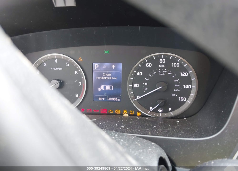 2016 HYUNDAI SONATA SE VIN: 5NPE24AFXGH275754