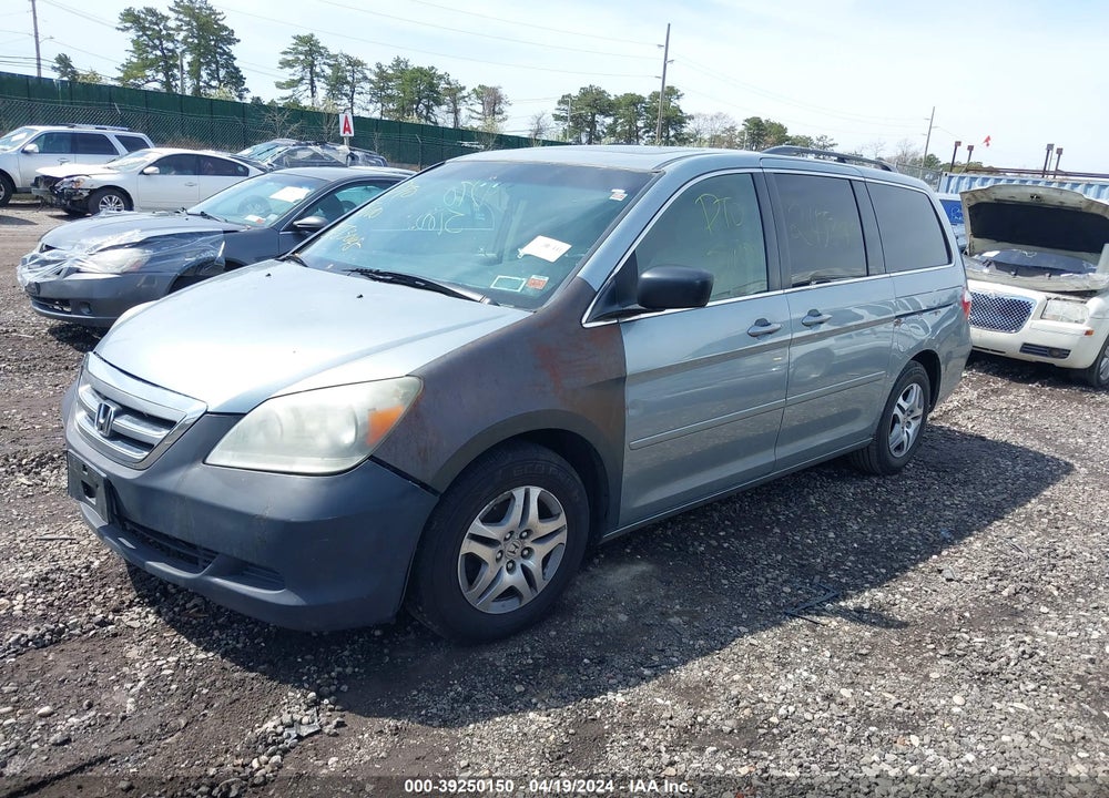 2007 HONDA ODYSSEY EX-L VIN: 5FNRL38767B028379