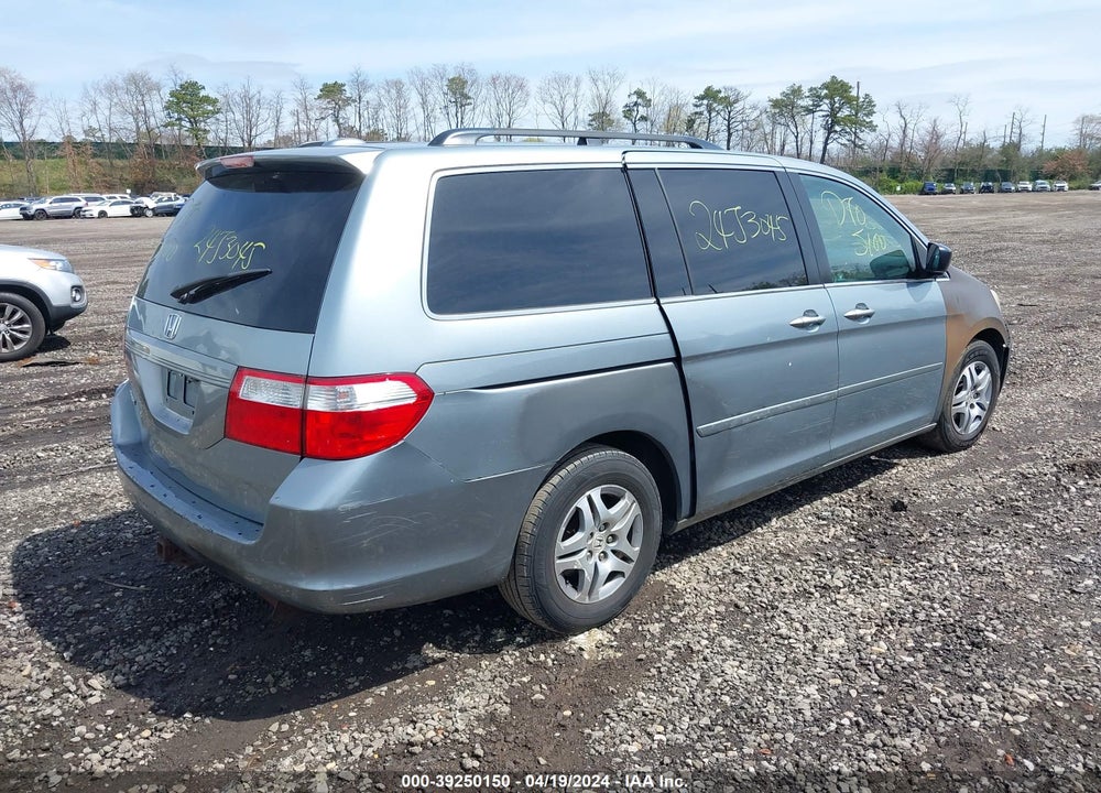 2007 HONDA ODYSSEY EX-L VIN: 5FNRL38767B028379