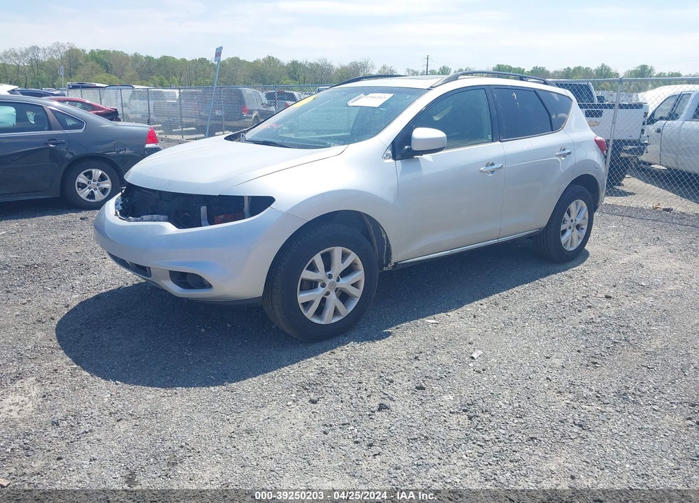 2014 NISSAN MURANO SV VIN: JN8AZ1MW4EW500332