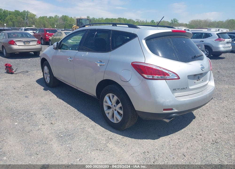 2014 NISSAN MURANO SV VIN: JN8AZ1MW4EW500332