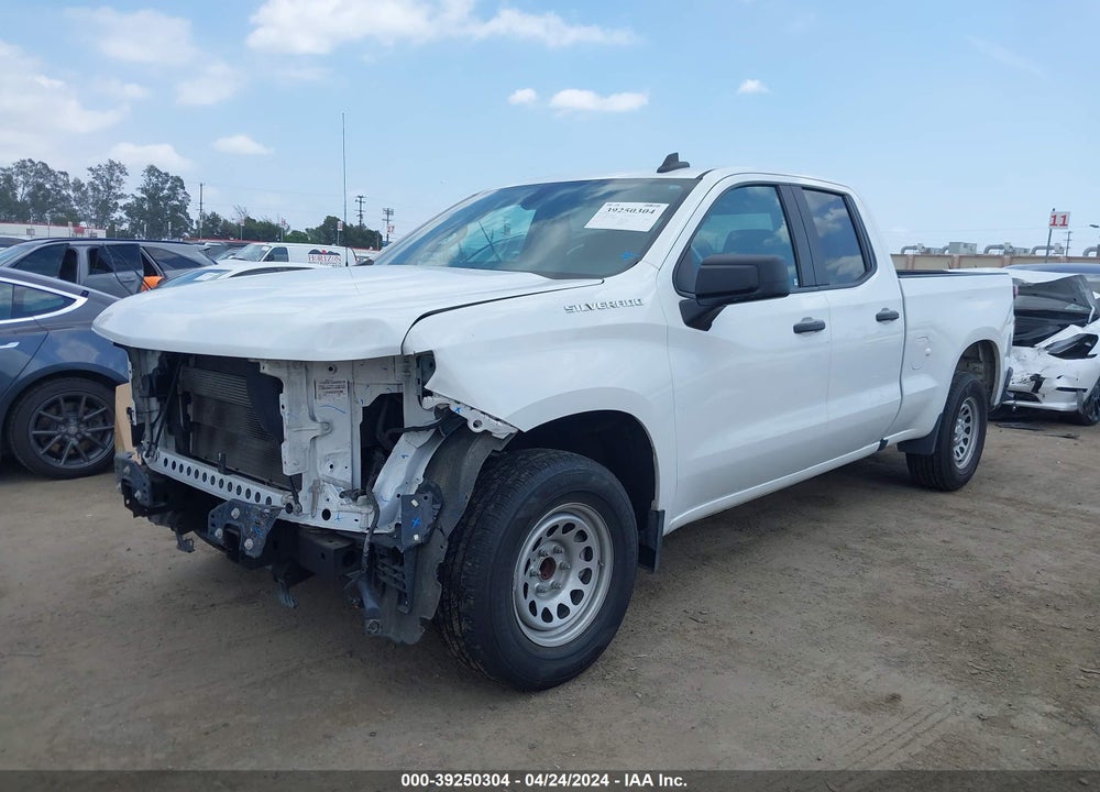 2021 CHEVROLET SILVERADO 1500 2WD DOUBLE CAB STANDARD BED WT VIN: 1GCRWAEF4MZ338558