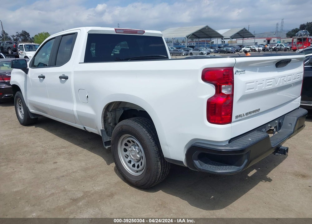 2021 CHEVROLET SILVERADO 1500 2WD DOUBLE CAB STANDARD BED WT VIN: 1GCRWAEF4MZ338558