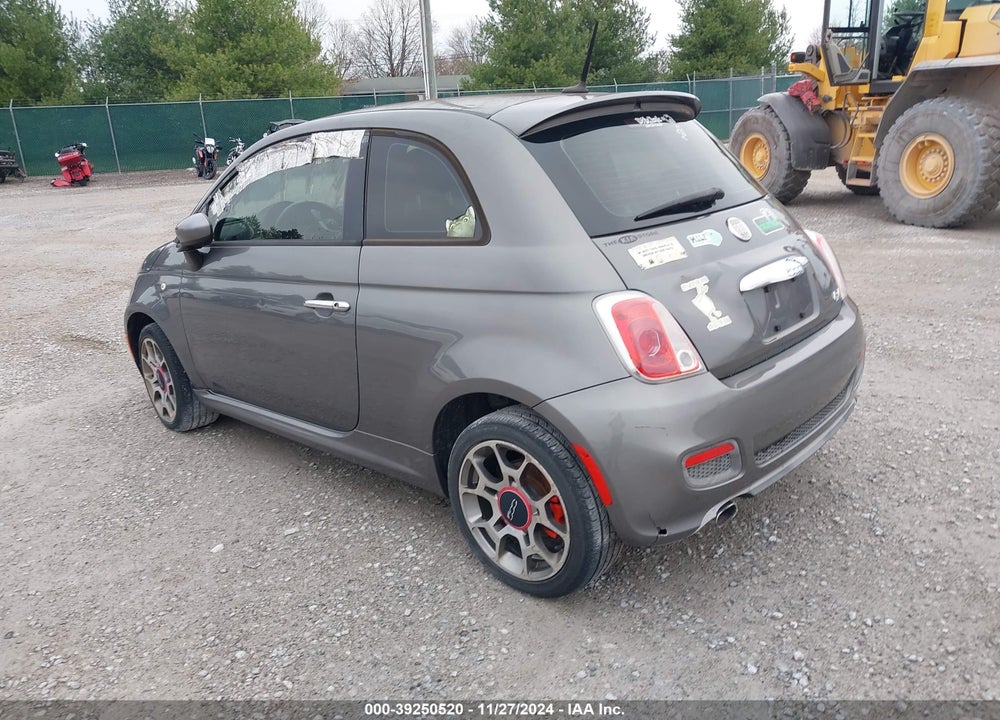2012 FIAT 500 SPORT VIN: 3C3CFFBR0CT384450
