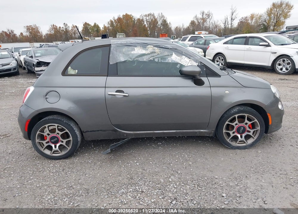 2012 FIAT 500 SPORT VIN: 3C3CFFBR0CT384450