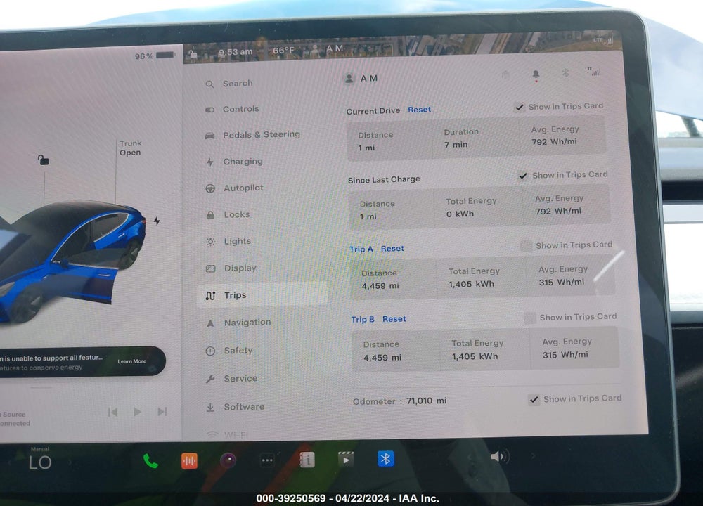 2018 TESLA MODEL 3 LONG RANGE/PERFORMANCE VIN: 5YJ3E1EB5JF130454