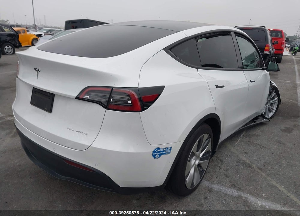 2021 TESLA MODEL Y LONG RANGE DUAL MOTOR ALL-WHEEL DRIVE VIN: 5YJYGAEE4MF243827