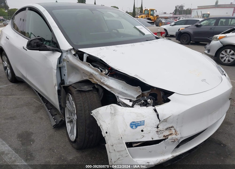 2021 TESLA MODEL Y LONG RANGE DUAL MOTOR ALL-WHEEL DRIVE VIN: 5YJYGAEE4MF243827