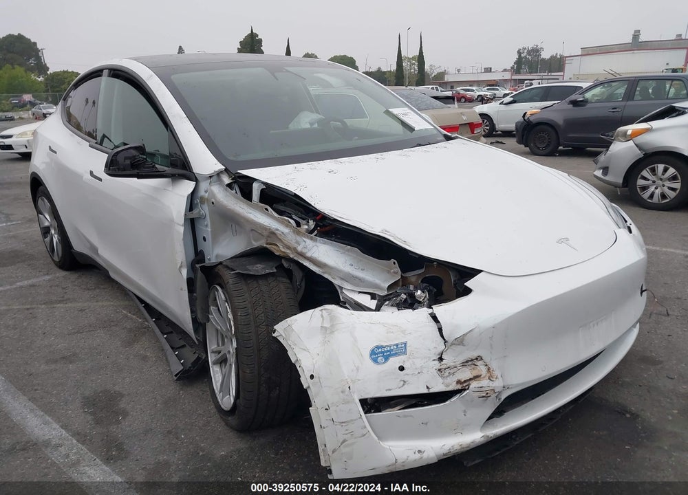 2021 TESLA MODEL Y LONG RANGE DUAL MOTOR ALL-WHEEL DRIVE VIN: 5YJYGAEE4MF243827