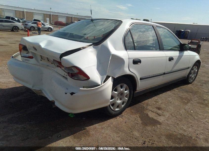 1999 HONDA CIVIC LX VIN: 2HGEJ6577XH573223