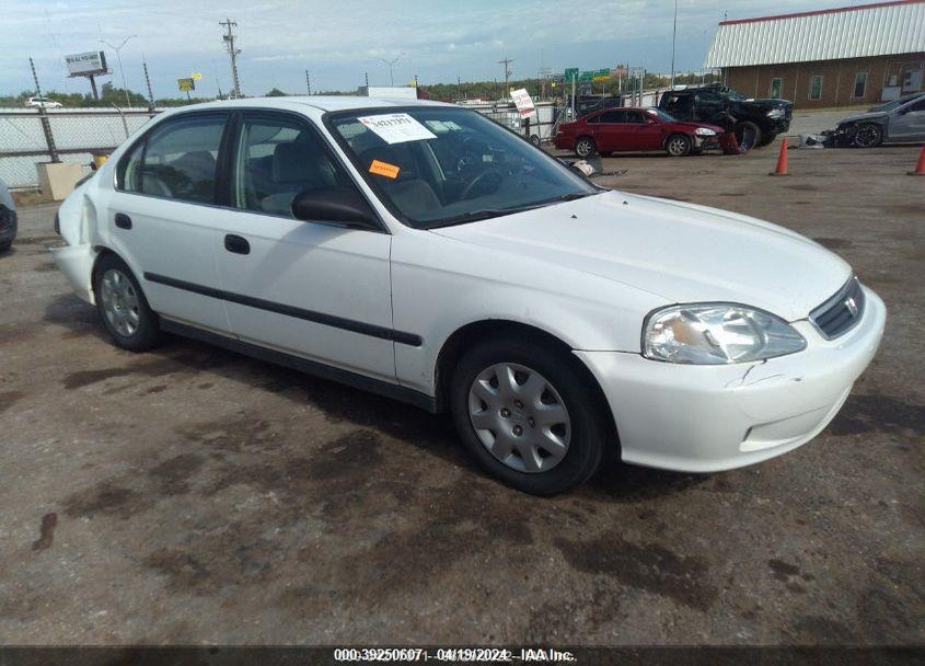 1999 HONDA CIVIC LX VIN: 2HGEJ6577XH573223