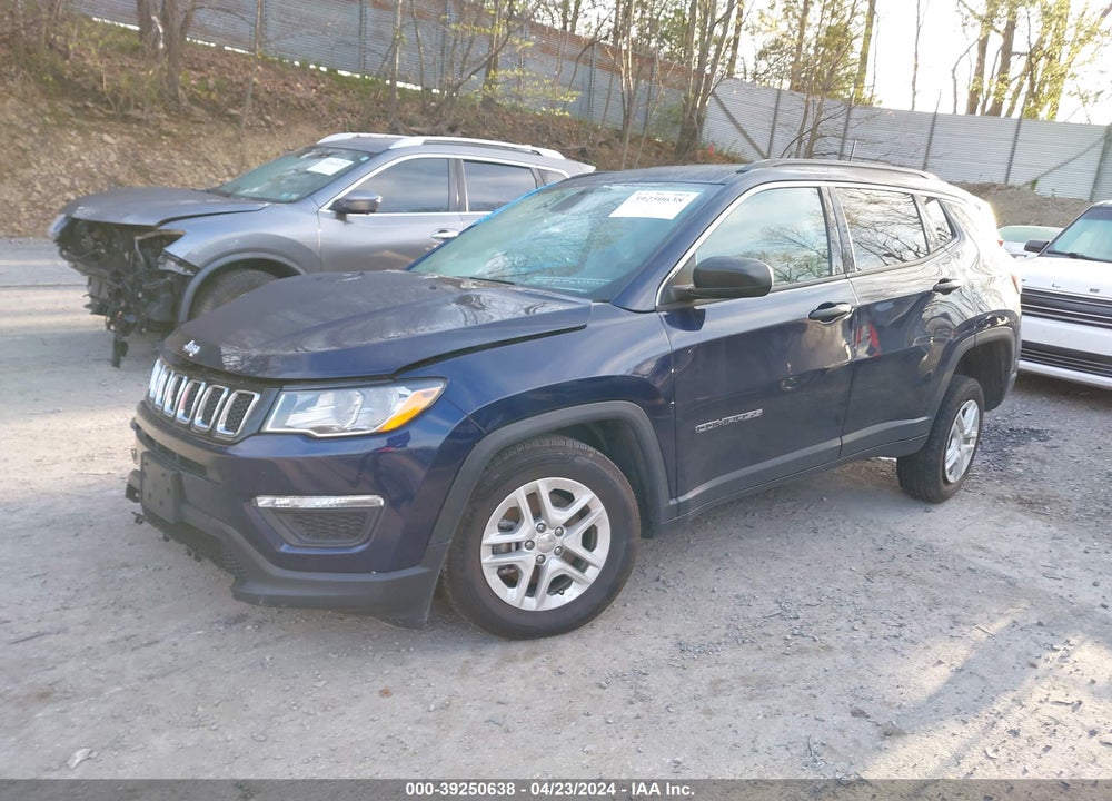 2021 JEEP COMPASS SPORT 4X4 VIN: 3C4NJDAB7MT579409