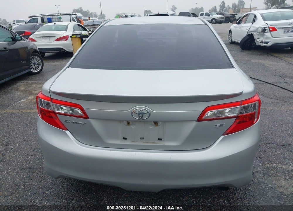 2012 TOYOTA CAMRY SE VIN: 4T1BF1FK3CU590273