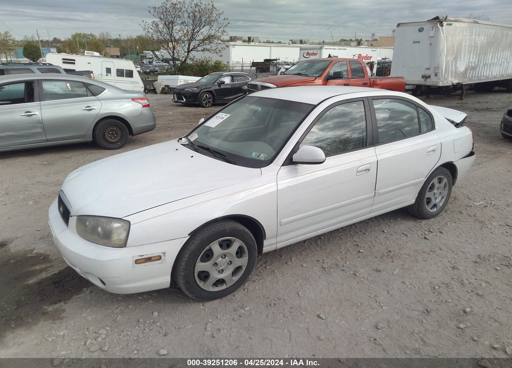 2003 HYUNDAI ELANTRA VIN: KMHDN45D73U521490