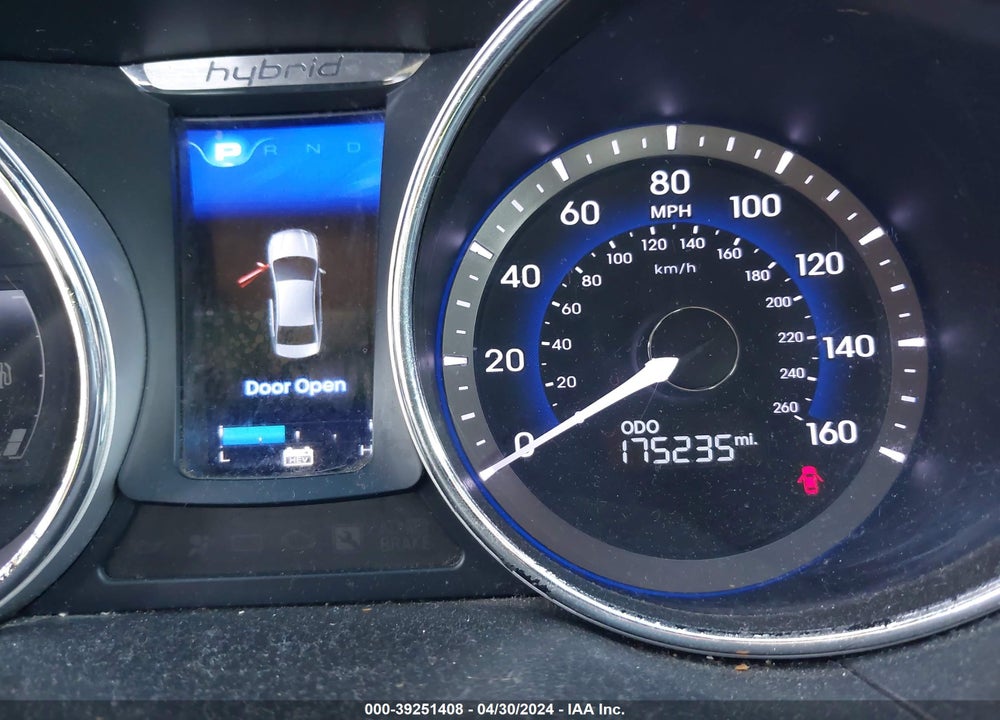 2012 HYUNDAI SONATA HYBRID VIN: KMHEC4A49CA030906