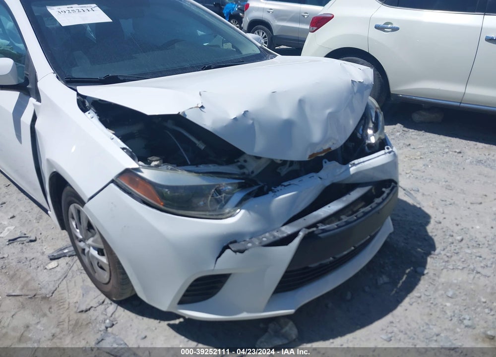 2016 TOYOTA COROLLA L VIN: 5YFBURHE0GP458395