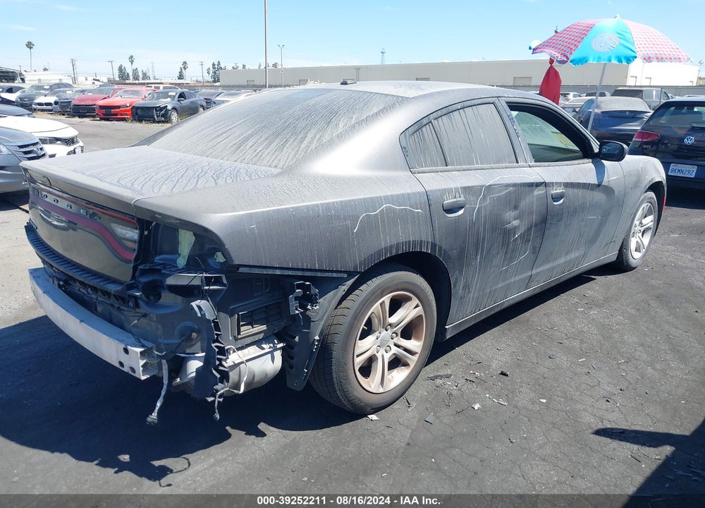 2019 DODGE CHARGER SXT RWD VIN: 2C3CDXBG9KH672873