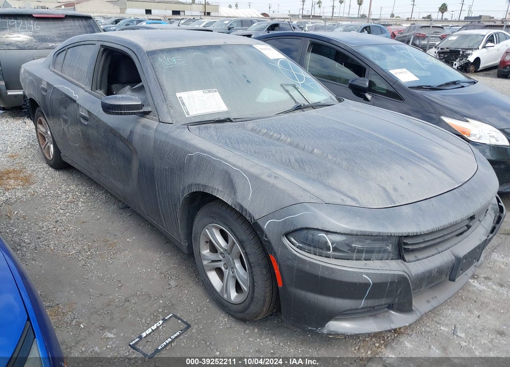 2019 DODGE CHARGER SXT RWD VIN: 2C3CDXBG9KH672873