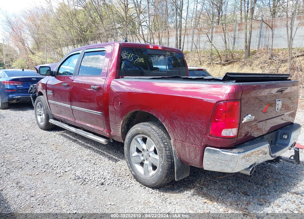 2018 RAM 1500 BIG HORN 4X4 5'7 BOX VIN: 1C6RR7LT3JS343457