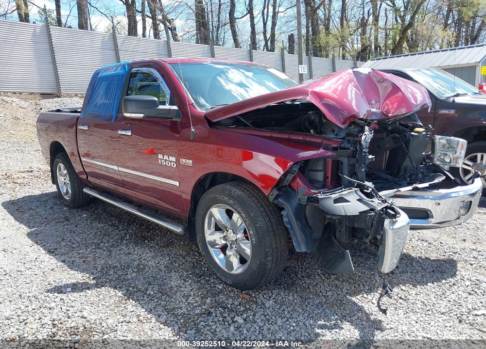2018 RAM 1500 BIG HORN 4X4 5'7 BOX VIN: 1C6RR7LT3JS343457