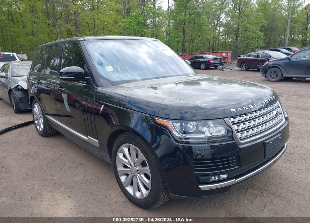 2016 LAND ROVER RANGE ROVER 3.0L V6 TURBOCHARGED DIESEL HSE TD6 VIN: SALGS2KF0GA292039
