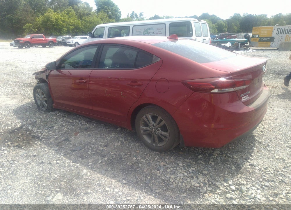 2017 HYUNDAI ELANTRA SE VIN: KMHD84LF1HU401641