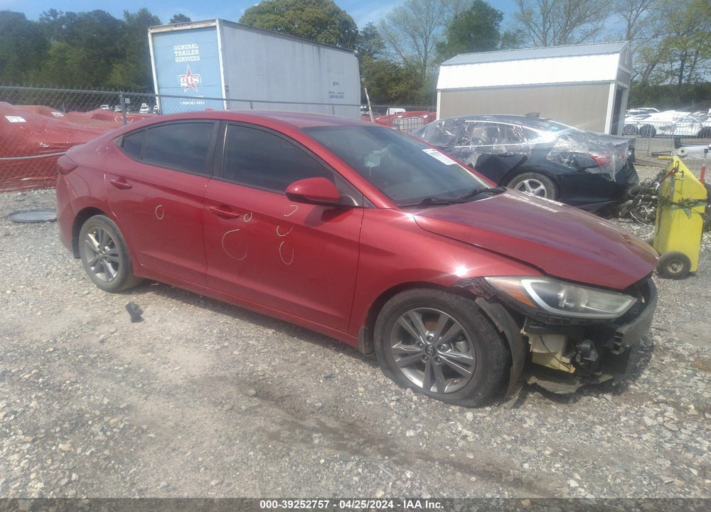 2017 HYUNDAI ELANTRA SE VIN: KMHD84LF1HU401641