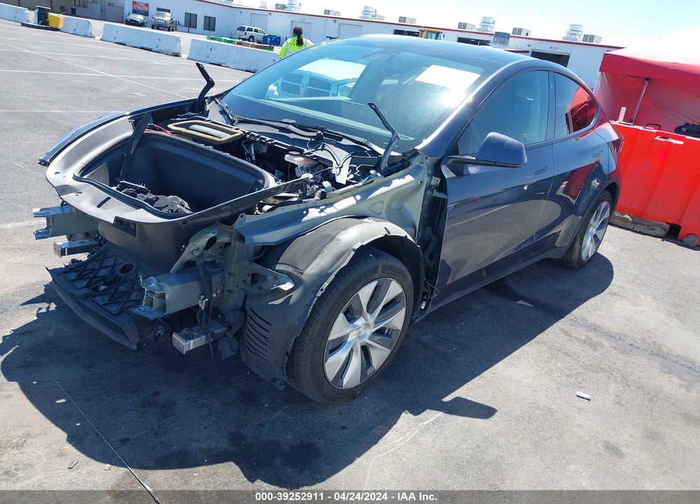 2021 TESLA MODEL Y LONG RANGE DUAL MOTOR ALL-WHEEL DRIVE VIN: 5YJYGDEE5MF086150
