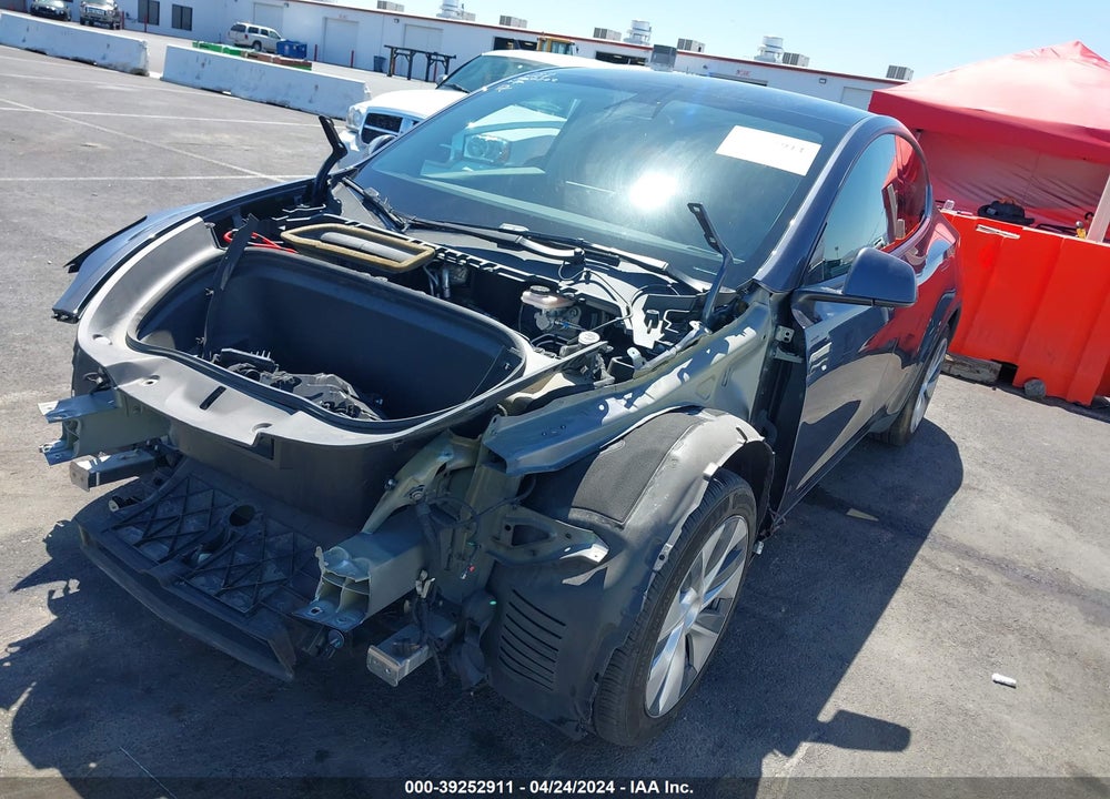 2021 TESLA MODEL Y LONG RANGE DUAL MOTOR ALL-WHEEL DRIVE VIN: 5YJYGDEE5MF086150