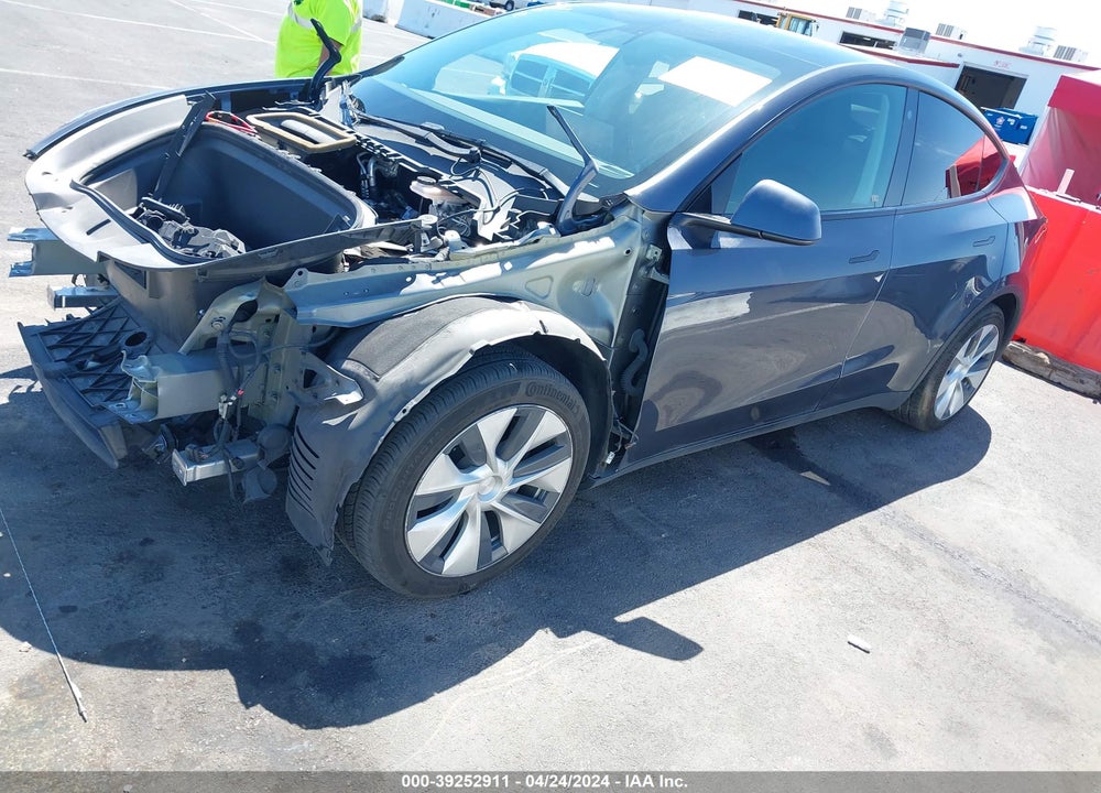2021 TESLA MODEL Y LONG RANGE DUAL MOTOR ALL-WHEEL DRIVE VIN: 5YJYGDEE5MF086150