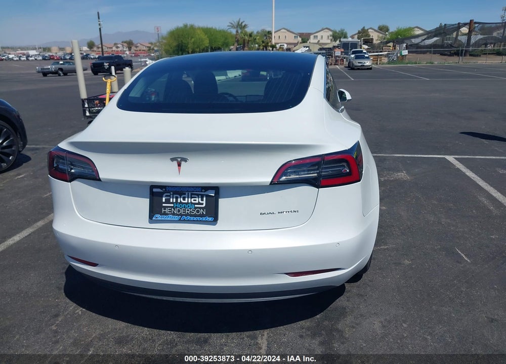 2020 TESLA MODEL 3 LONG RANGE DUAL MOTOR ALL-WHEEL DRIVE VIN: 5YJ3E1EB8LF800937