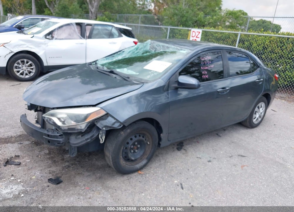 2015 TOYOTA COROLLA L VIN: 2T1BURHE3FC240286