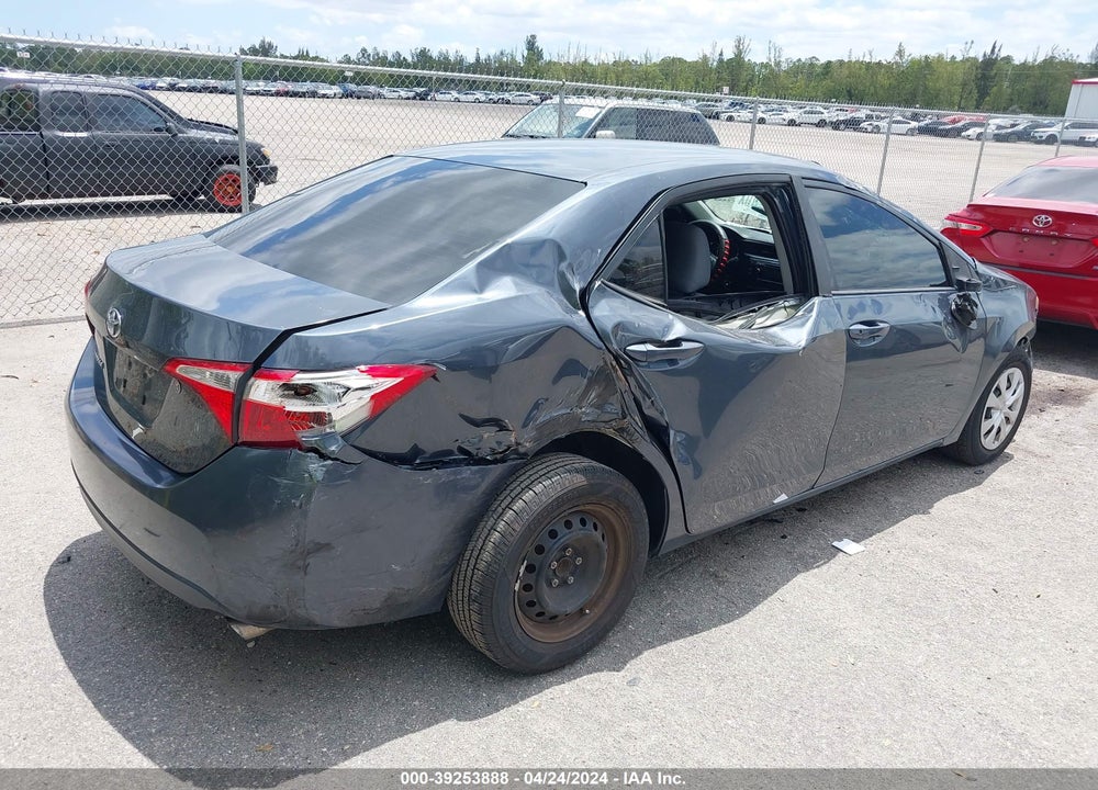 2015 TOYOTA COROLLA L VIN: 2T1BURHE3FC240286