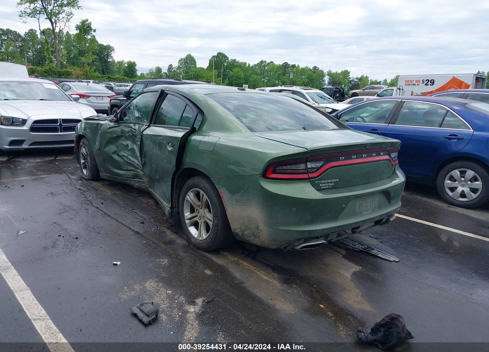 2019 DODGE CHARGER SXT RWD VIN: 2C3CDXBG4KH741985