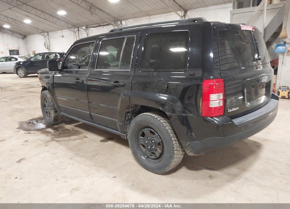 2015 JEEP PATRIOT SPORT VIN: 1C4NJPBBXFD186156