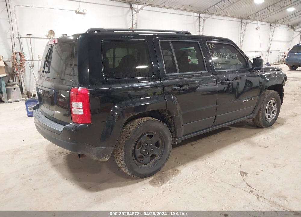 2015 JEEP PATRIOT SPORT VIN: 1C4NJPBBXFD186156