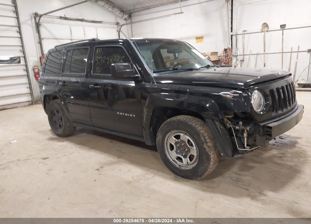 2015 JEEP PATRIOT SPORT VIN: 1C4NJPBBXFD186156