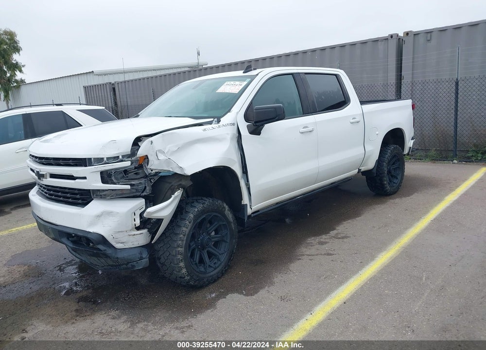 2021 CHEVROLET SILVERADO 1500 4WD SHORT BED RST VIN: 3GCUYEED6MG108823