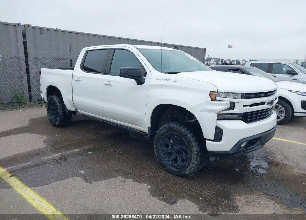 2021 CHEVROLET SILVERADO 1500 4WD SHORT BED RST VIN: 3GCUYEED6MG108823