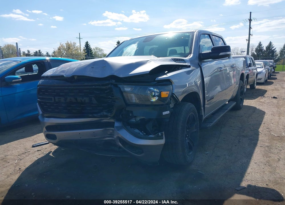 2022 RAM 1500 BIG HORN 4X4 5'7 BOX VIN: 1C6SRFFT6NN148089