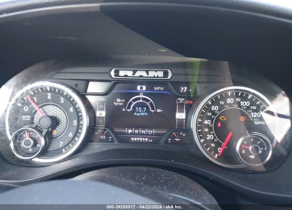 2022 RAM 1500 BIG HORN 4X4 5'7 BOX VIN: 1C6SRFFT6NN148089