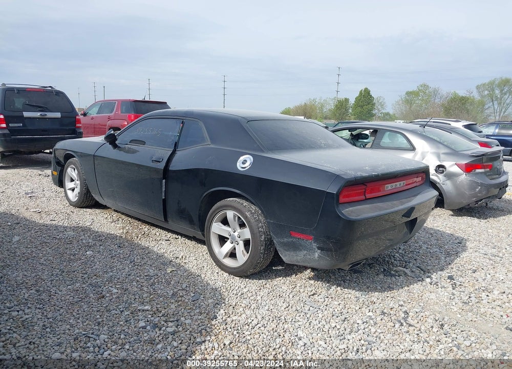 2012 DODGE CHALLENGER SXT VIN: 2C3CDYAG5CH246607