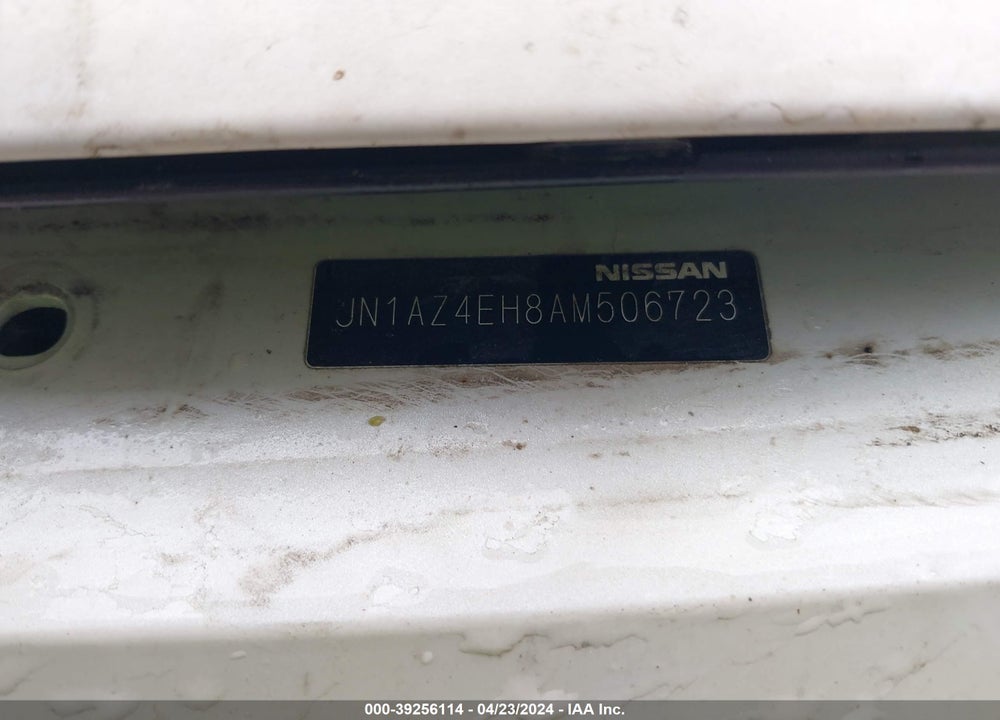 2010 NISSAN 370Z VIN: JN1AZ4EH8AM506723