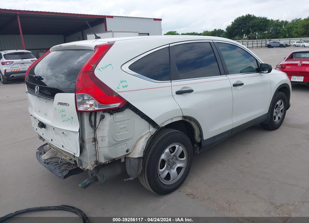 2013 HONDA CR-V LX VIN: 5J6RM4H37DL041306