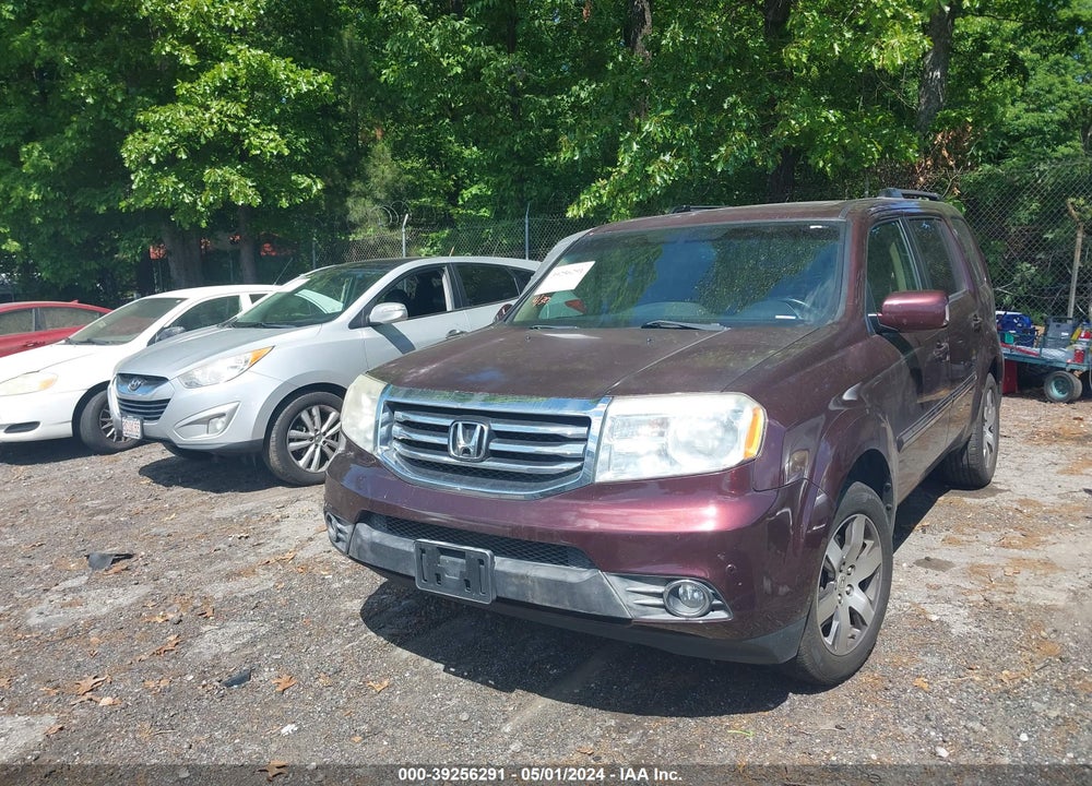 2012 HONDA PILOT TOURING VIN: 5FNYF3H94CB011188