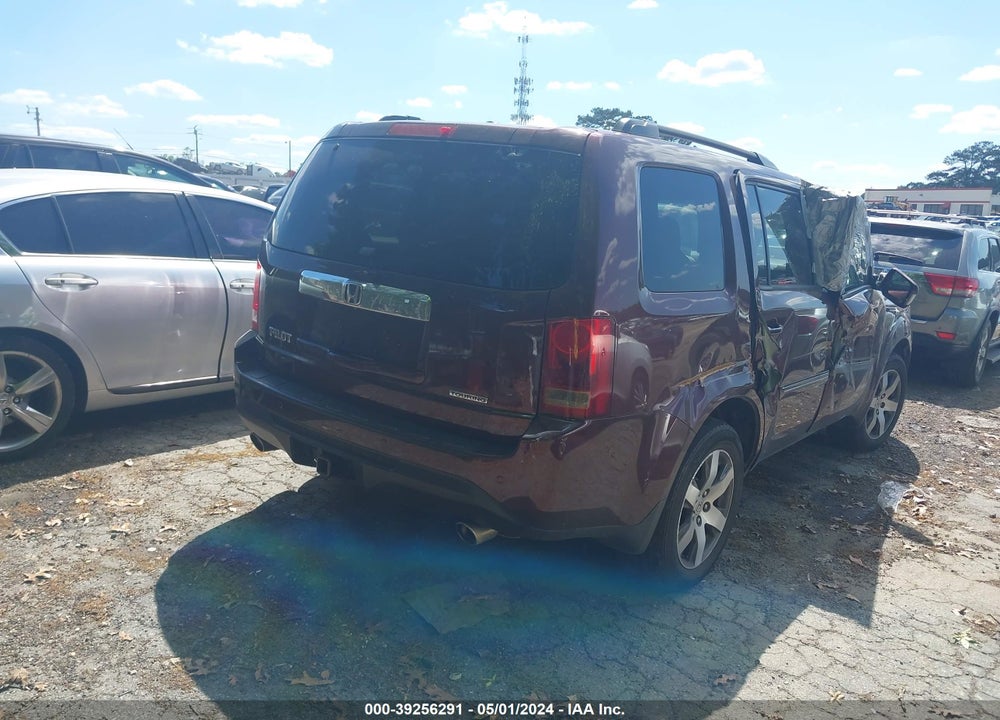 2012 HONDA PILOT TOURING VIN: 5FNYF3H94CB011188