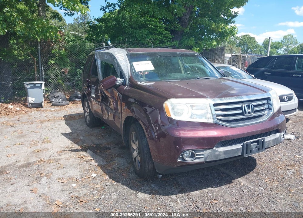 2012 HONDA PILOT TOURING VIN: 5FNYF3H94CB011188