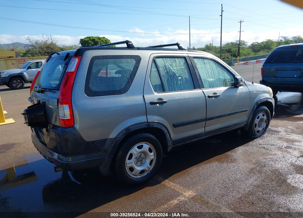 2006 HONDA CR-V LX VIN: JHLRD685X6C024394