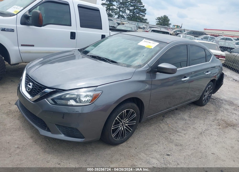 2017 NISSAN SENTRA SV VIN: 3N1AB7AP6HL706071
